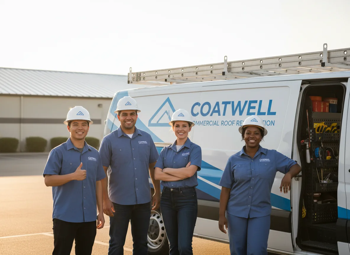 Commercial roof coating company in Reasnor, IA
